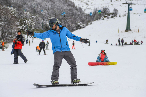 someone snowboarding