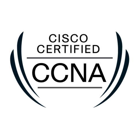Cisco certified CCNA badge