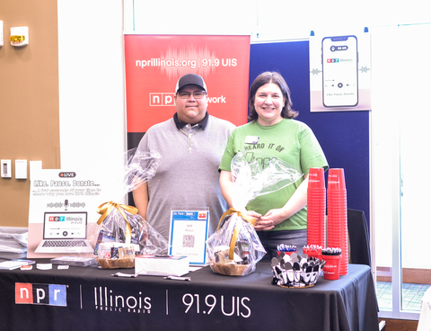 two UIS employees at the 2025 Celebration