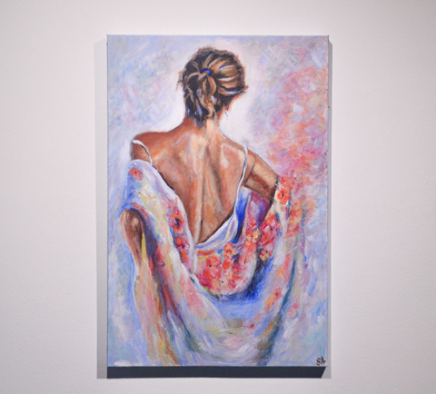 painting of a woman