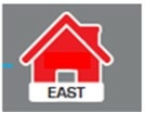 Red East Housing Signage Emblem