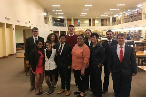 Mock Trial Team at UIC Invitational