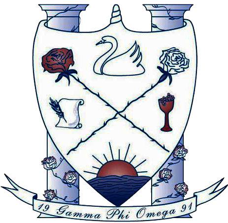 Gamma Phi Omega logo
