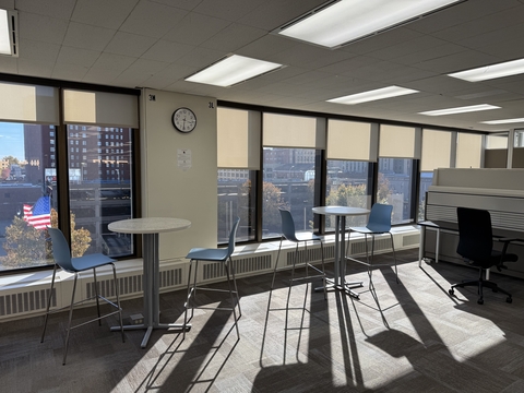 high chairs by windows