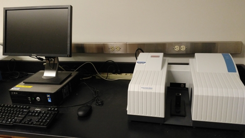 a UV/Visible spectrophotometer