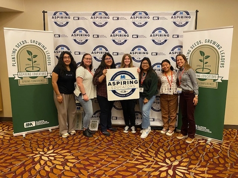 Dr. Helen Brandon and Aspiring Educators at 2025 conference