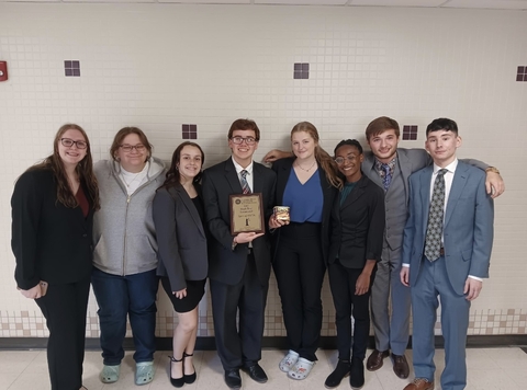 Team B with their SPAMTA Award at ISU