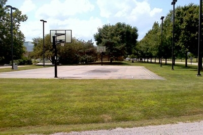 Kiwanis stadium basketball court