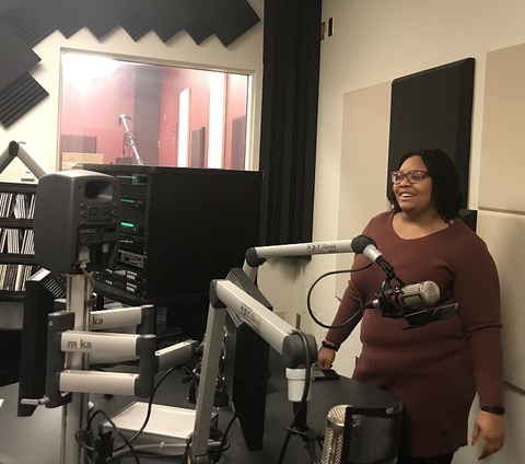 Know Your U participants visiting the WUIS studios