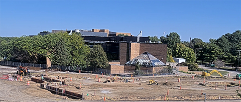 Library Commons construction site