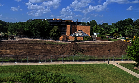 Library Commons construction site