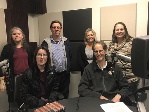 Know Your U participants visiting the WUIS studios