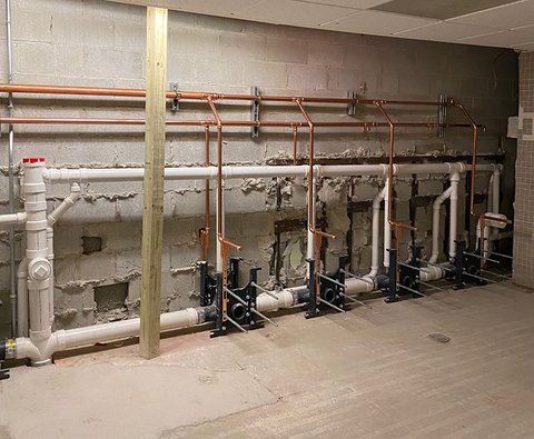 New plumbing in PAC