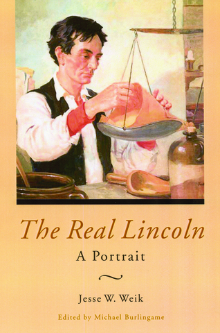 book cover for The Real Lincoln
