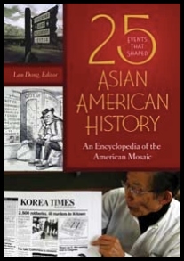 book cover: 25 events that shaped Asian American history