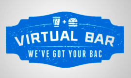 Virtual Bar logo with slogan "We got your BAC"