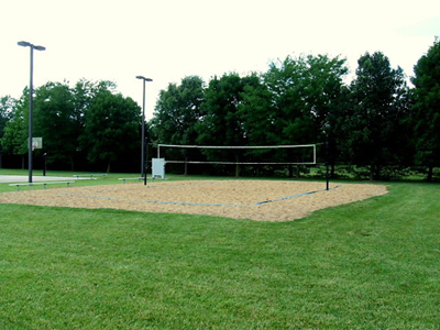 sand volleyball court at UIS