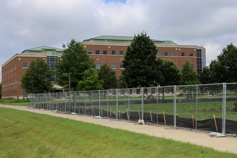 New UIS library construction site