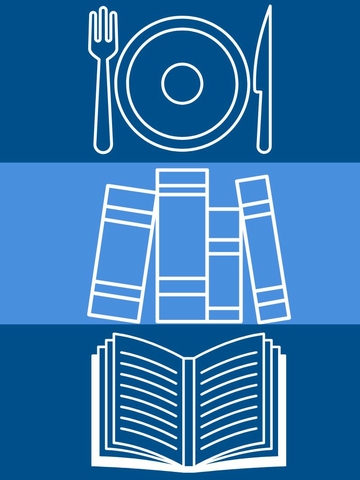 icons representing cafeteria, library, and tutoring.