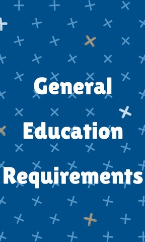 General Education Requirements WordArt.