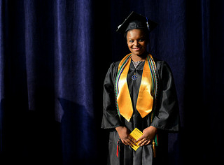 UIS graduate posing for picture