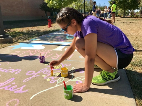 Sidewalk Chalking