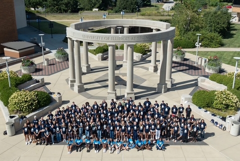 the class of 2029 by the colonnade