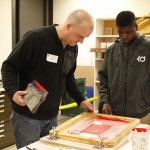 students working on a project