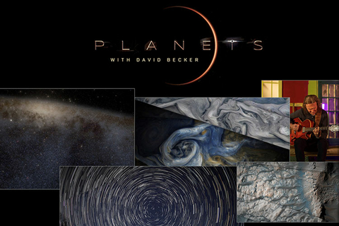 Planets with David becker logo