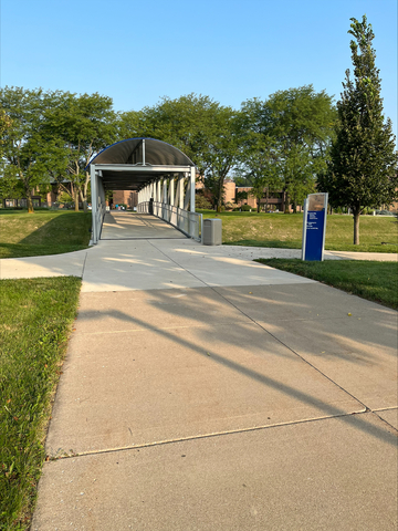 Bridge crossing College Drive on ICC Campus