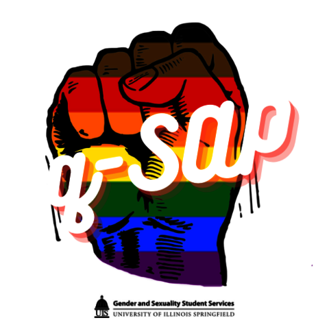 lgbtq+ student ambassador program logo