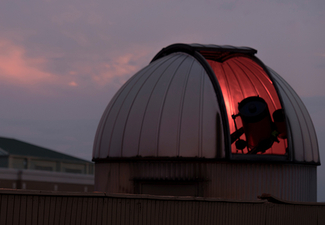The astronomy observatory at UIS.