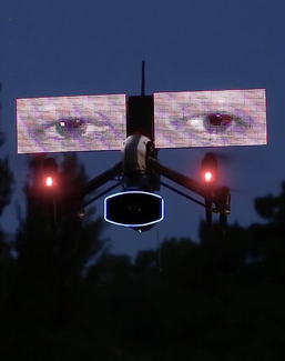 Art featuring drone and eyes