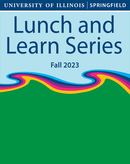Graphic with text "Lunch and Learn Series Fall 2023"