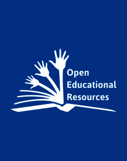 book with arms for pages and text Open Educational Resources