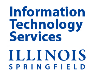 Information Technology Services University of Illinois Springfield logo.