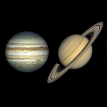 Saturn & Jupiter