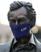 Lincoln wearing mask