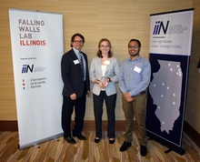 Natalie Kerr at the Falling Walls Lab IL Competition