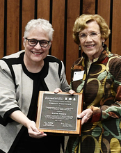 Chancellor Karen Whitney & Karen Hasara