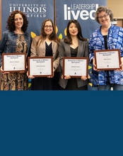 Faculty holding awards