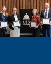 Faculty holding awards