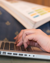 hands on keyboard