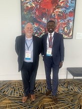 Dr. Rick Funderburg and DPA student Enoch Boateng