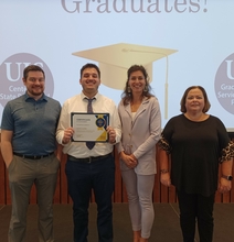 Louis Guene earned the T. Milbrandt GPSI Intern Award