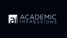 Logo for Academic Impressions with "ai" initials.