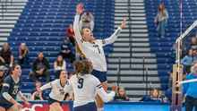 Madeline Mendelblatt #1. Volleyball vs. Upper Iowa University Friday, November 7, 2025.
