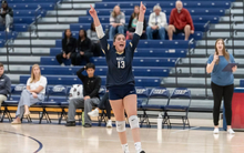Tuana Yuce #13. Volleyball vs. Upper Iowa University Friday, November 7, 2025.