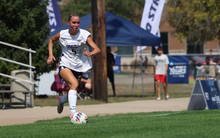 Mallory Herber playing soccer