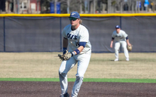 Drew Ezard in the infield